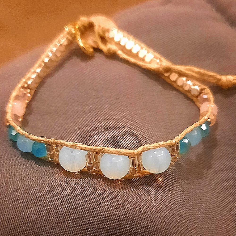 Lotus and Luna bracelet